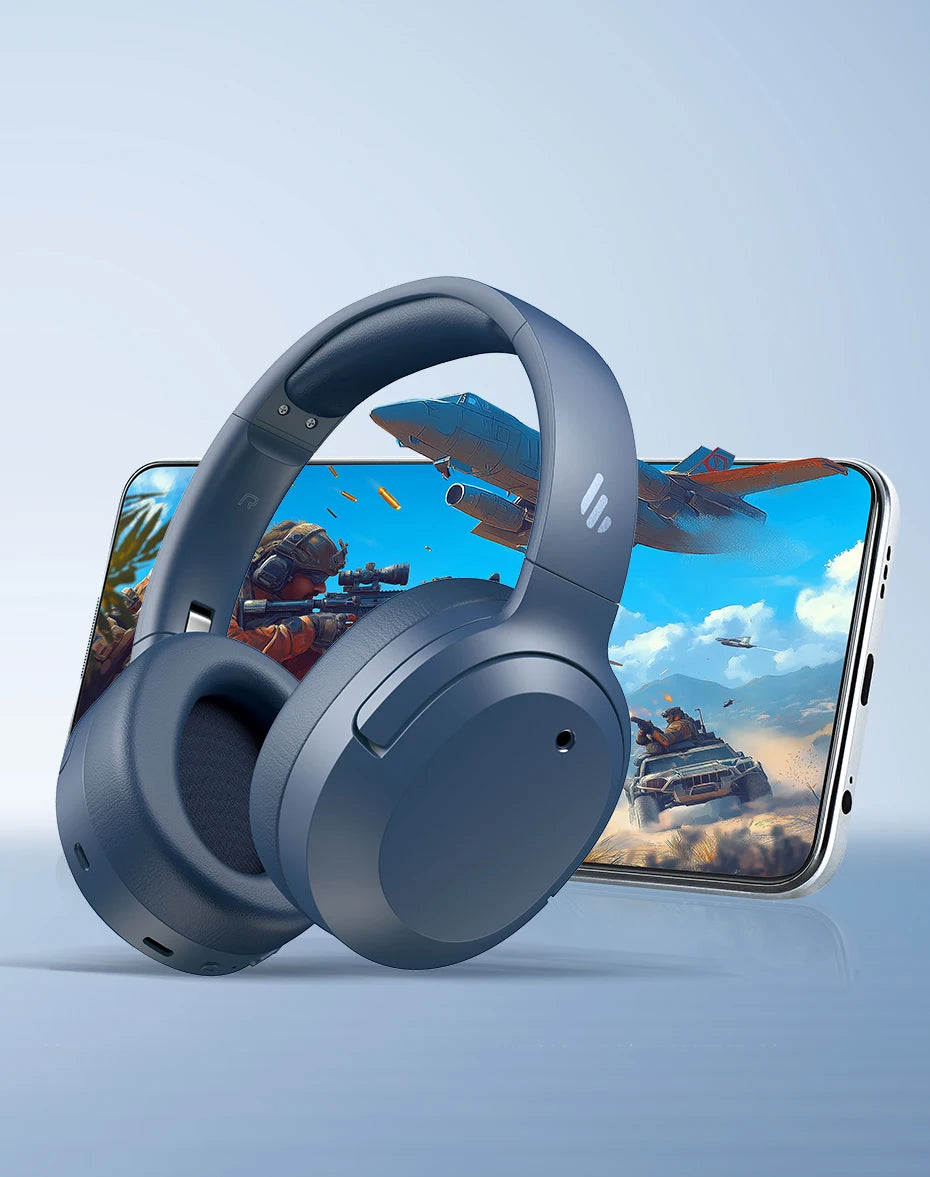 Edifier W820NB Plus 2025 – Casque Bluetooth ANC -49dB, audio haute résolution, supra-auriculaire