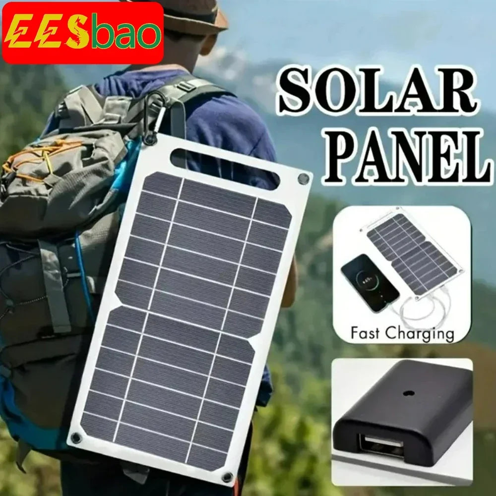 EESBAO – panneau solaire USB 35W, étanche, pour randonnée en plein air, Camping, batterie Portable, chargeur de téléphone Portable, vente en gros
