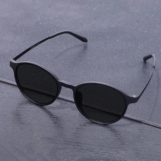 Gafas de sol redondas retro para mujer y hombre, de marca, diseño de aleación de titanio, gafas de sol para mujer y hombre Oculos De Sol Feminino Lunette Soleil UV400