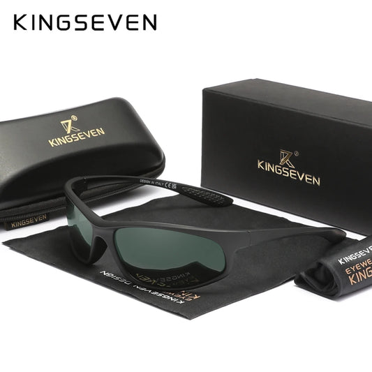 KINGSEVEN marque sport hommes lunettes de soleil polarisées TR90 cadre miroir lunettes lunettes de soleil hommes lunettes lunette de soleil