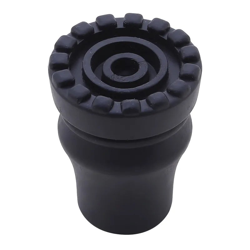 Bâton de marche antidérapant 16-22mm, béquille, coussinets inférieurs, protection d'escalade, randonnée, trekking, pointe de poteau, 1/4 pièces