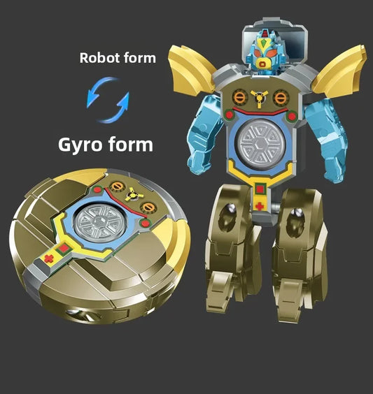 Creative decompression rotary gyroscope, anti-fall mechanical deformation robot, children's toy, boy's gift, new collection