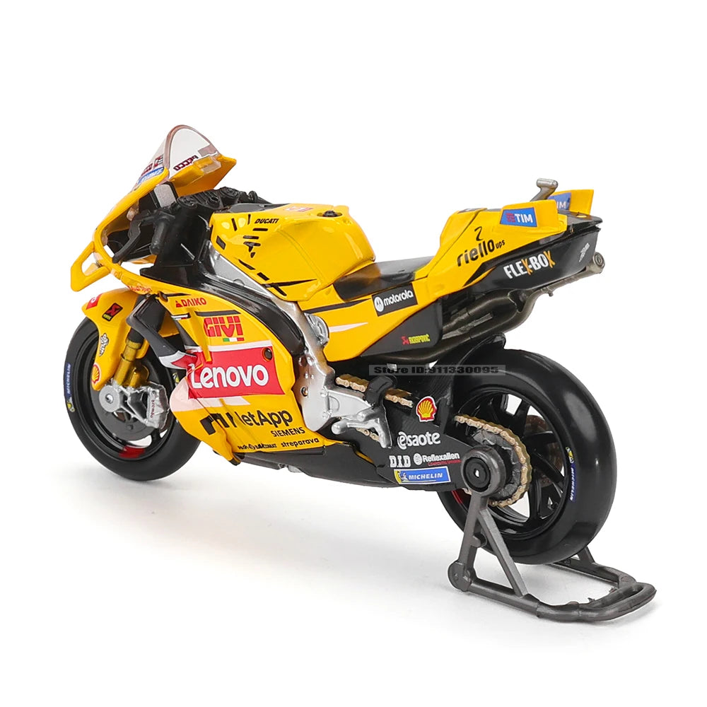 Modèle réduit moto GP 1:18 — champion 2023, alliage moulé, collection, cadeau jouet