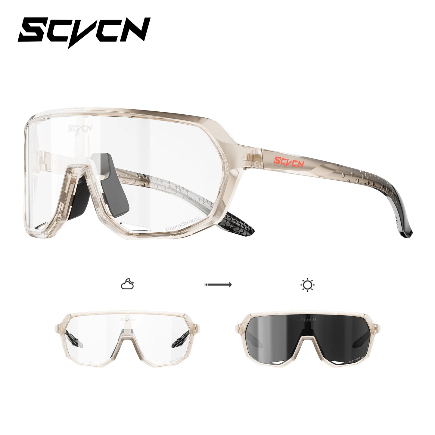 Lunettes de Soleil Sport UV400 — Vélo, Randonnée & Escalade Homme Femme