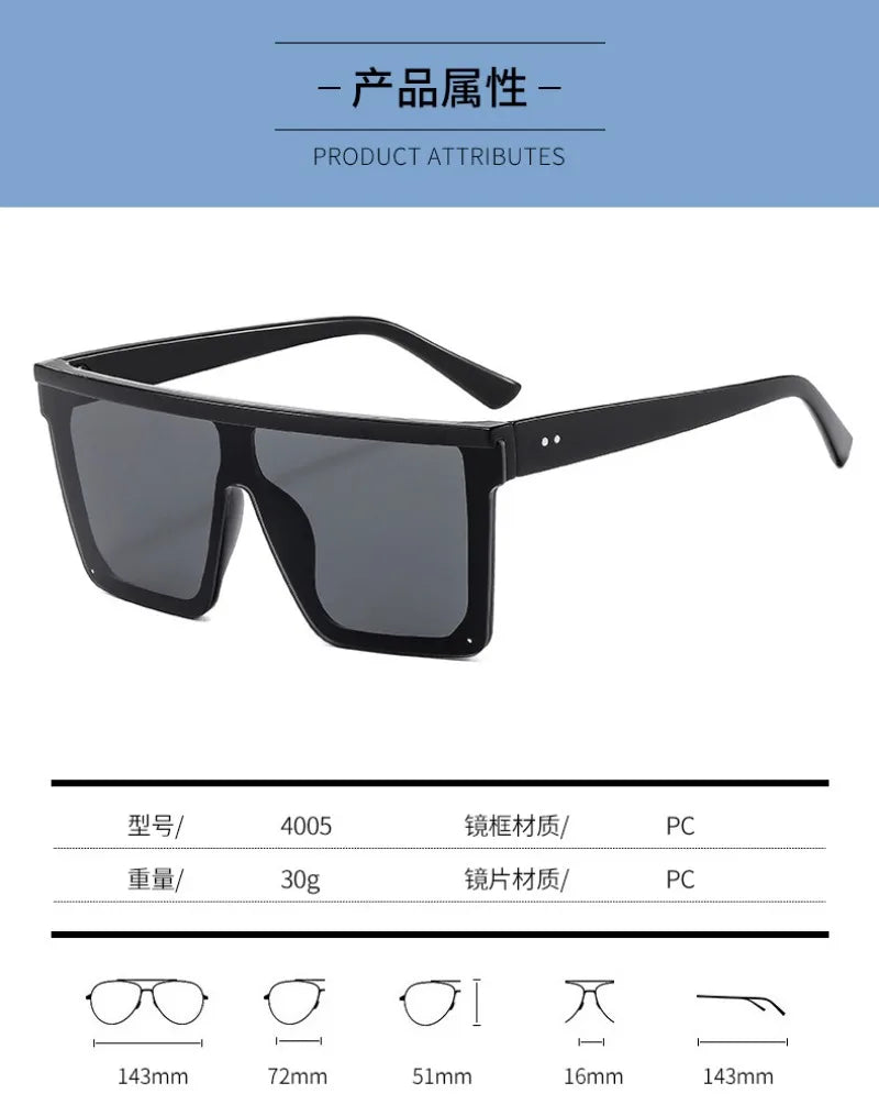 Fashion Sunglasses Men Square Sunglasses Women Luxury Brand Designer Vintage Eyewear Male Driving Glasses UV400 Gafas De Sol