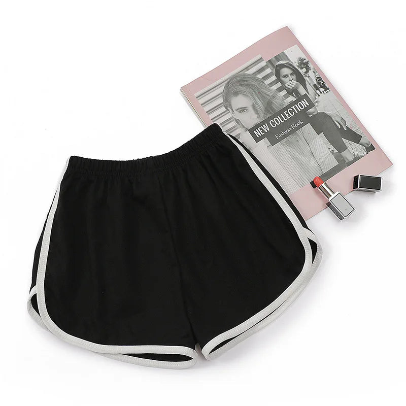 Pantalón corto elástico para mujer, holgado, de secado rápido, fino de verano, para fitness, ocio y ropa exterior. Instagram