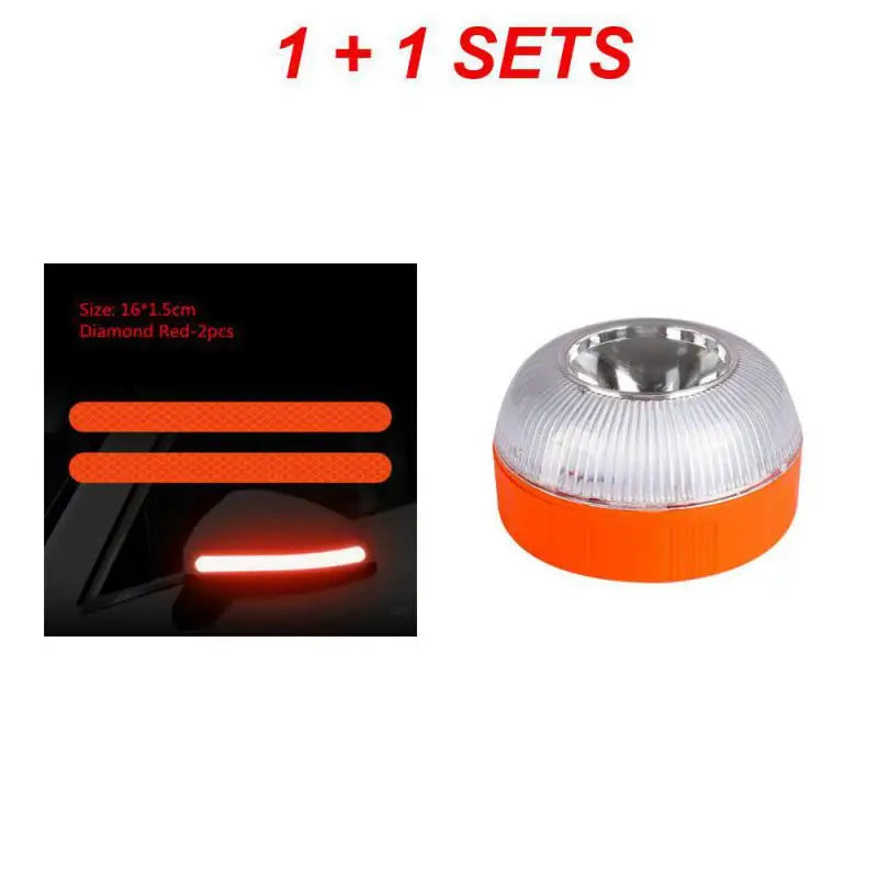 Balise de Secours V16 Homologuée DGT 2024 — LED, Rechargeable, Induction Magnétique, Espagne