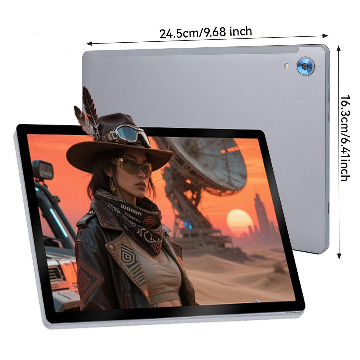 Tablet URAO de 10 pulgadas Android 15, 8 núcleos, 24 GB + 128 GB, ampliación de 1 TB, WiFi 6, 5 MP+8 MP, lápiz óptico, teclado, ratón, auriculares, juego de PC PAD