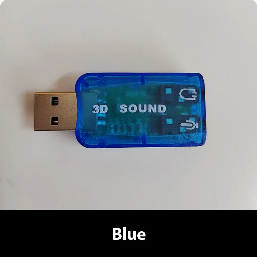 Carte Son USB Externe 5.1 Canaux — Interface Audio Indépendante PC & Laptop