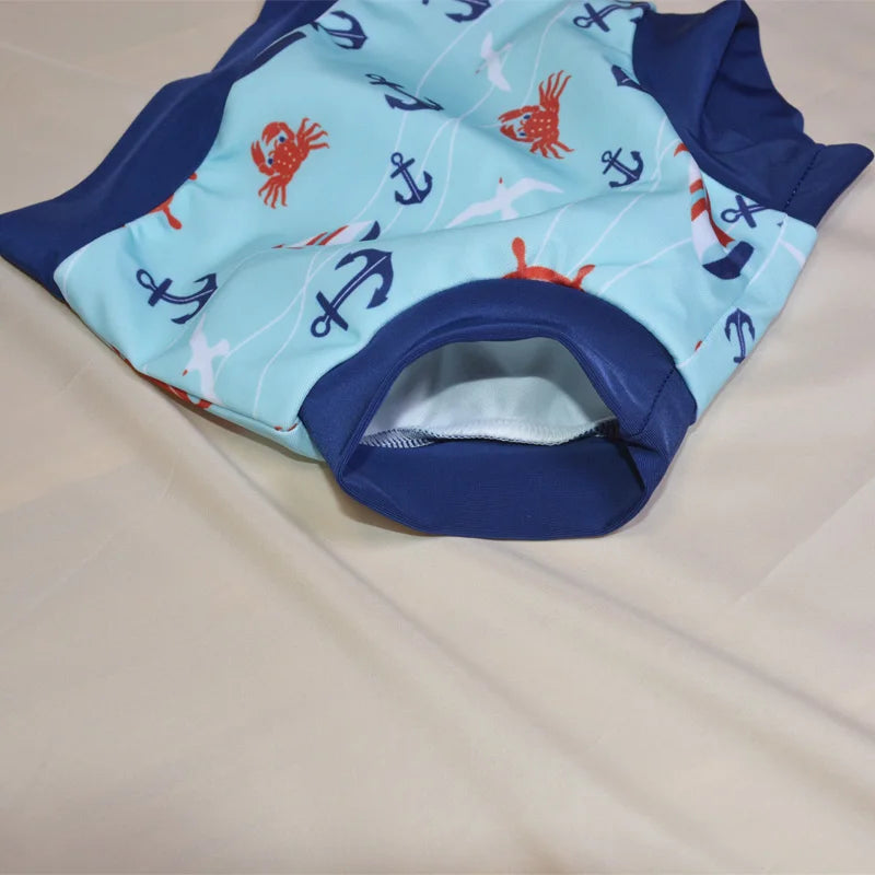 Eezkoala Couche de bain pour bébé nouveau-né à taille haute, lavable, en tissu