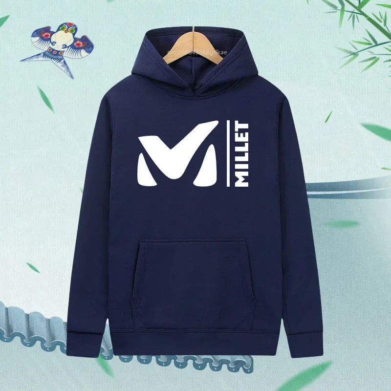 Men's Hoodie Women's Fashion Letter Graphic Print Loose Casual Harajuku Pullover Hoodie Clothes