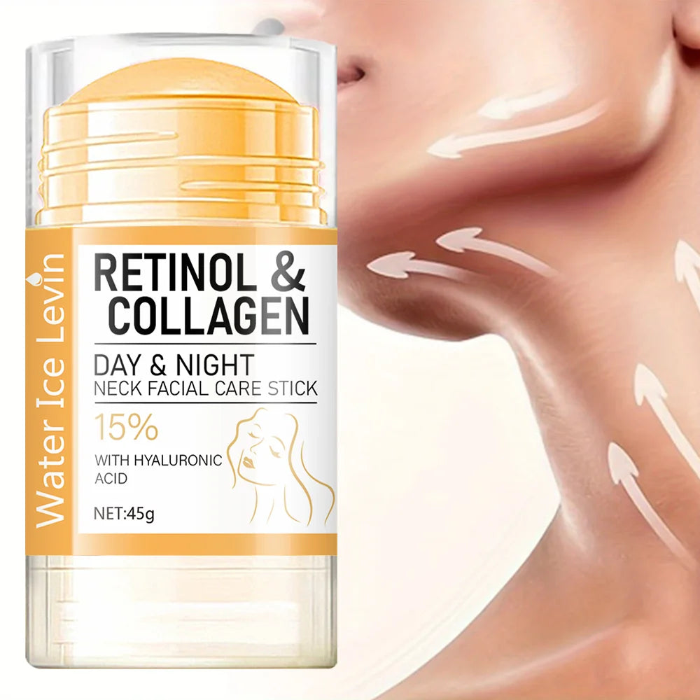 Crème Visage Rétinol & Collagène 45g — Jour & Nuit, Cou, Hydratante Non Grasse