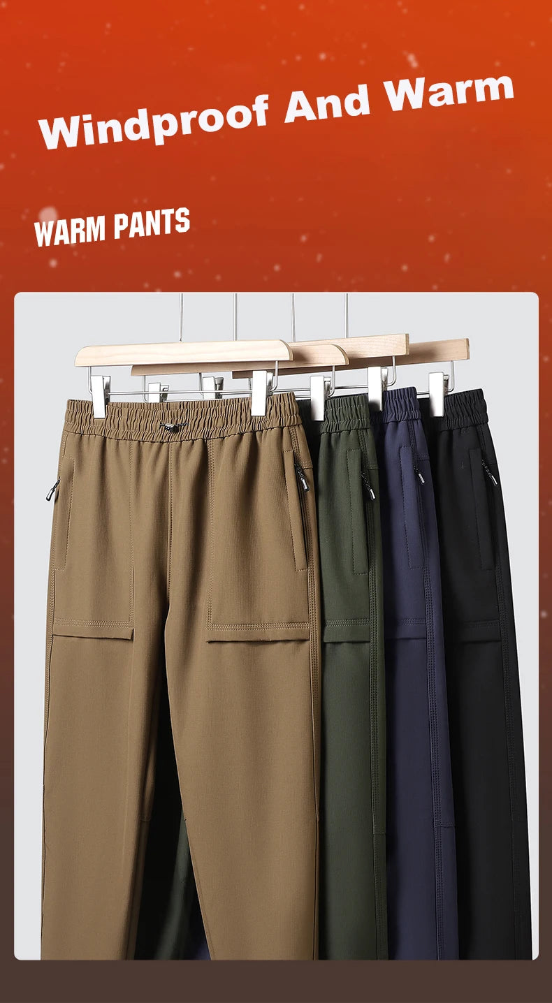 LNGXO hiver épais polaire pantalon hommes femmes imperméable coupe-vent chaud survêtement pantalon unisexe randonnée Camping escalade ski pantalon