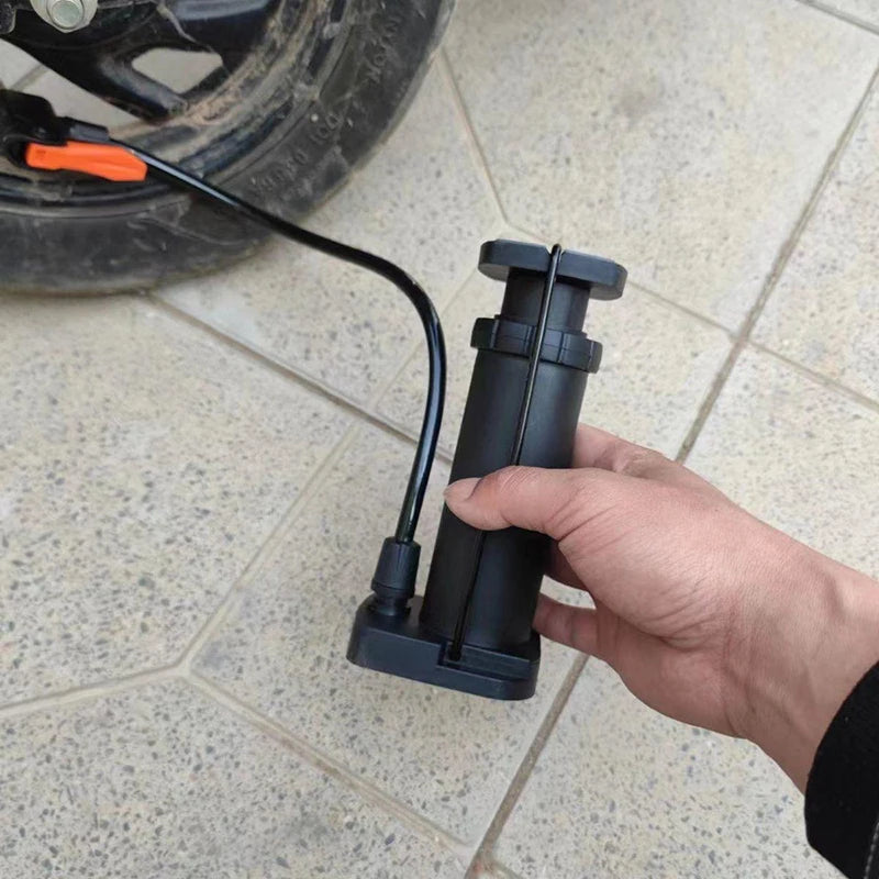 Bomba de pie para moto, bicicleta, coche, flotador, balón, compacta, ahorradora de trabajo, inflado, bomba multifunción doméstica