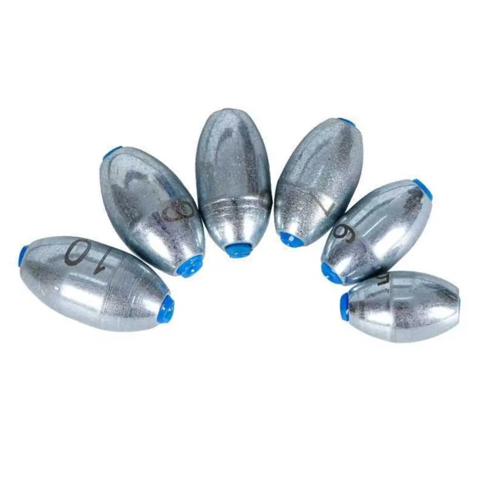 Plombs de Pêche Leurre Creux en Acier — Lot de 20, 3g à 10g