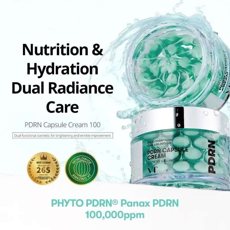VTT Ginseng PDRN Facial Moisturizer Original Genuine Korean Skin Care Firms Brightens Skin Fades Spots Skin Care Beauty