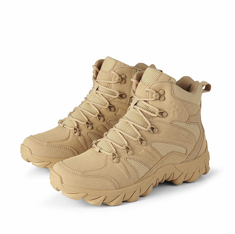 Tactiques améliorées bottes d'entraînement de Combat mâle en plein air Camping Anti-usure réponse rapide chaussures de randonnée pêche chasse baskets hommes