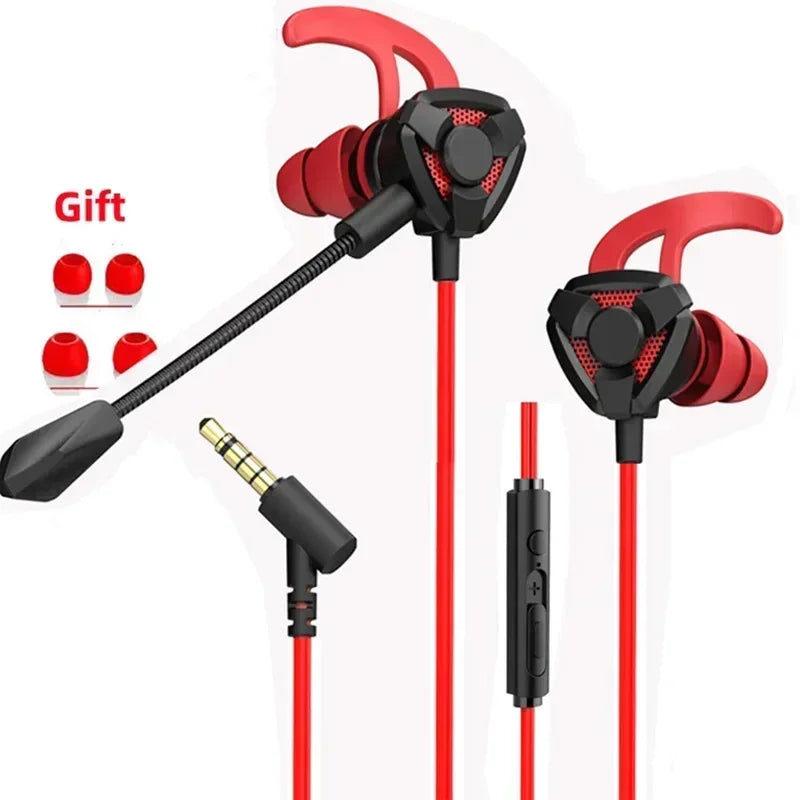 Casque de jeu universel avec micro — écouteurs filaires, téléphone, tablette, ordinateur portable (v2)