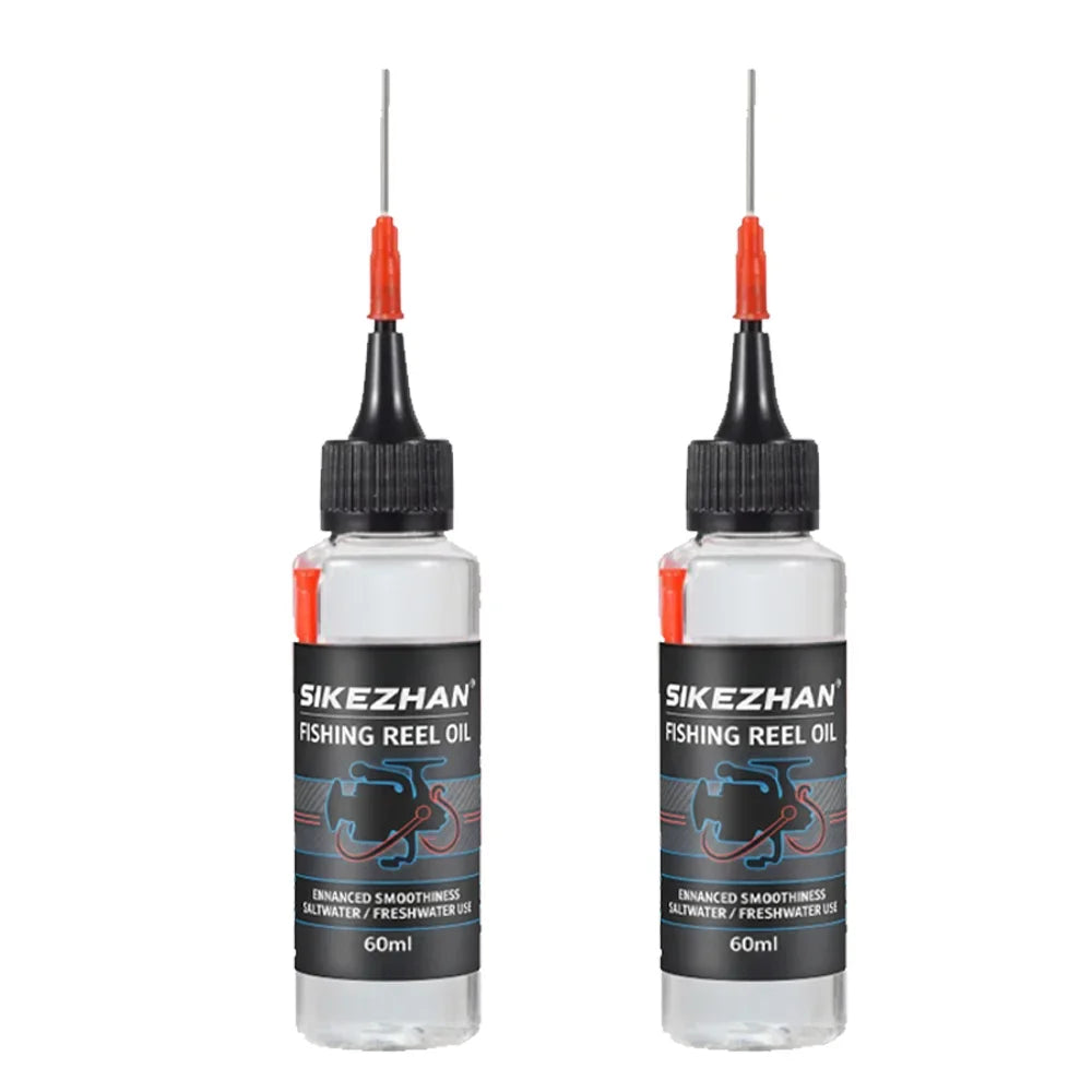 Huile pour moulinet de pêche avec aiguille de précision – Lubrifiant pour moulinet pour une coulée fluide et une protection contre la corrosion, une utilisation en eau salée et en eau douce