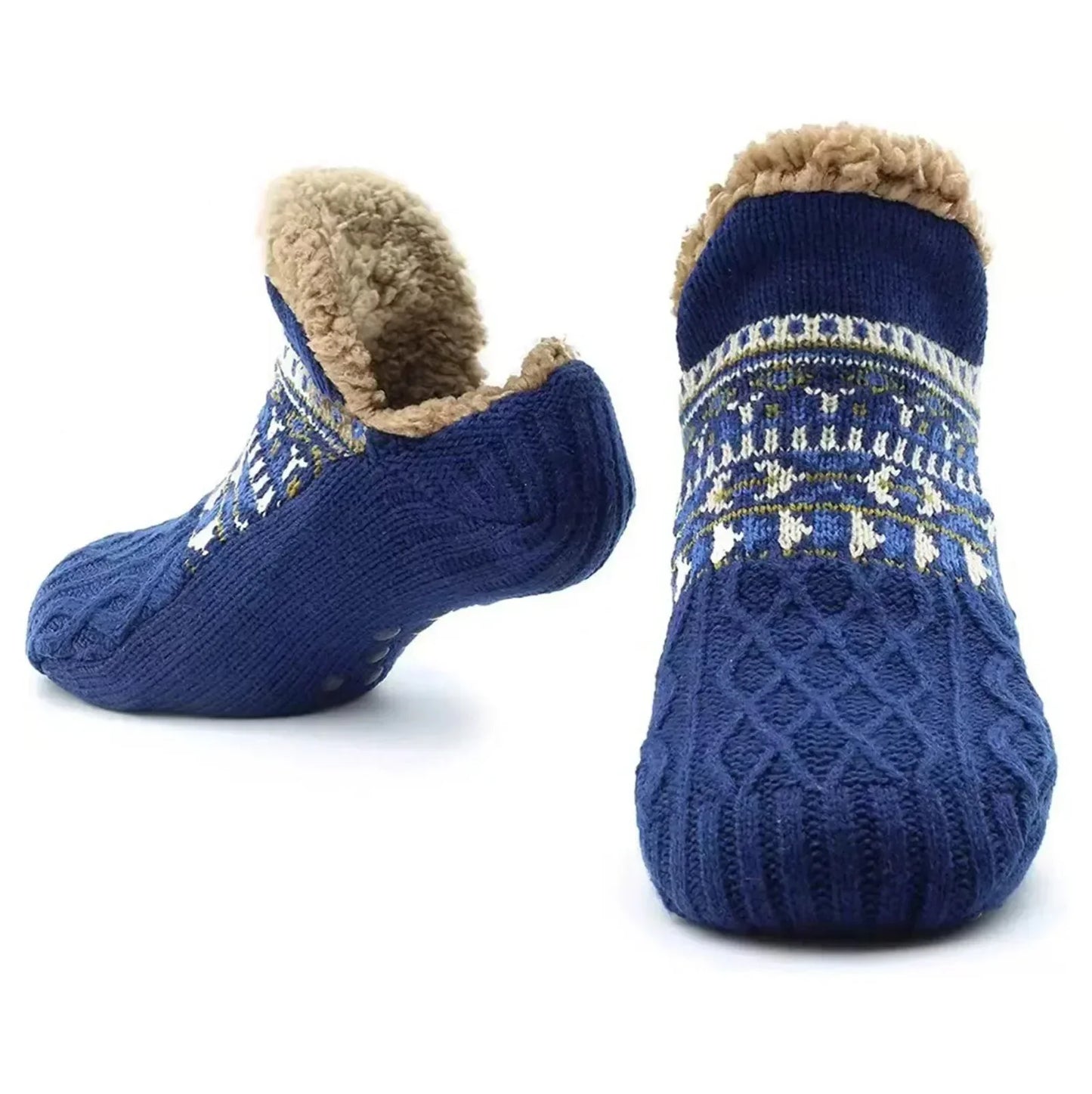 Super Warm Non-Slip Floor Socks for Women and Men, Snow Socks, Sleeping Mat, Slippers, Velvet Boots, Homewear