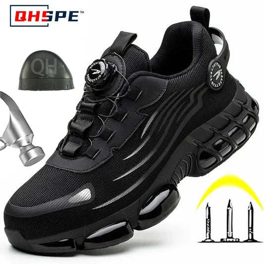 Chaussures de Sécurité Bouton Rotatif — Protection & Confort Travail