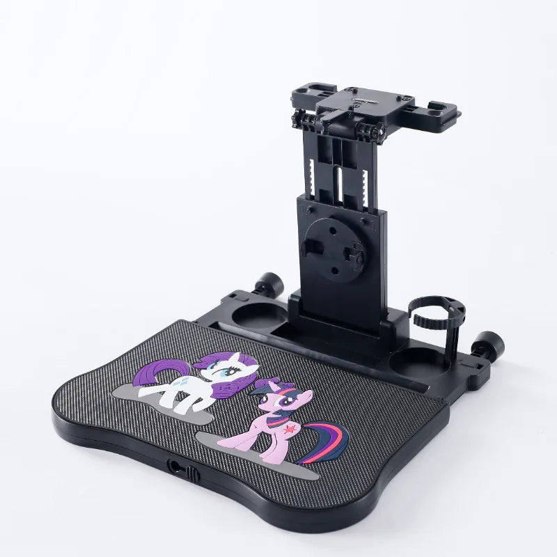 360 °   Table rotative pour plateau de voiture – Support de siège arrière en ABS, porte-ordinateur portable et porte-boissons pour les voyages sur route