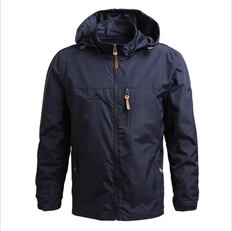 Vestes coupe-vent imperméables pour hommes et femmes, veste tactique décontractée pour randonnée, multi-poches, à capuche, pour la pêche