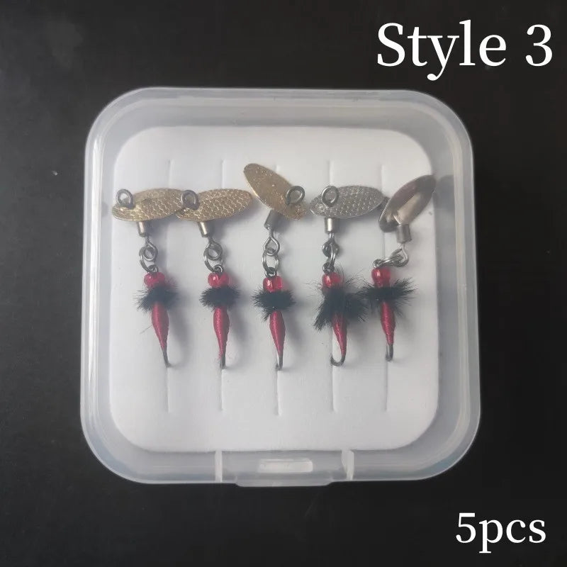 Insectes Bioniques Faux Leurres de Pêche — Lot de 5 Pièces