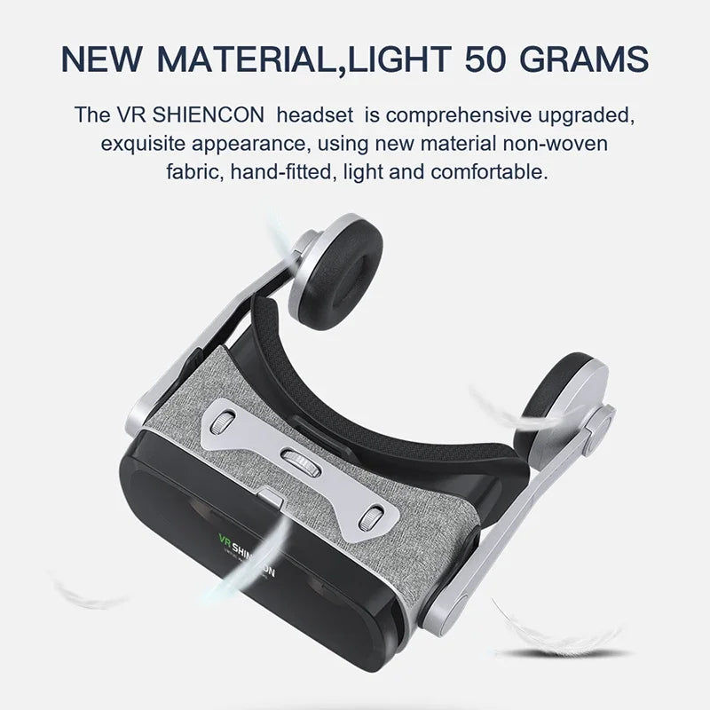 Casque VR 3D réalité virtuelle pour smartphone — lentilles, jumelles, jeu vidéo (v11)