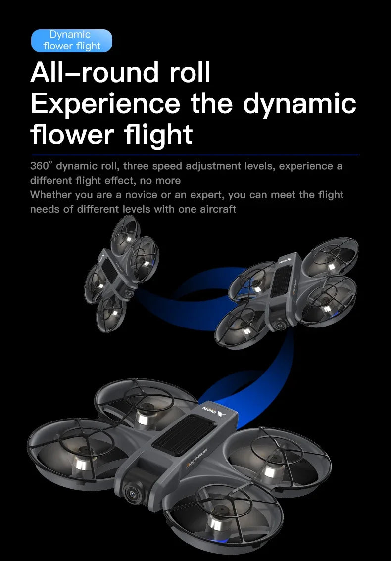Mini drone professionnel 4K — hélicoptère RC, avion avec écran, quadricoptère, jouet cadeau enfants