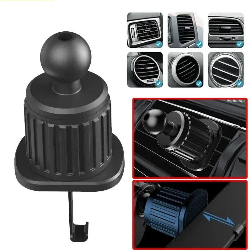 Car Cell Phone Holder, Phone Holder Accessories, Interior Automatic Air Vent, Holder Parts, Phone Holder Base, Fiber Clip