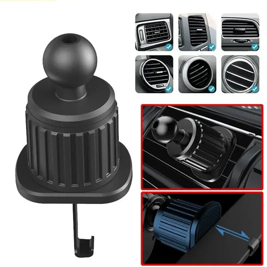 Support Téléphone Voiture Sortie Air Fibre — Clip Intérieur Auto Accessoires