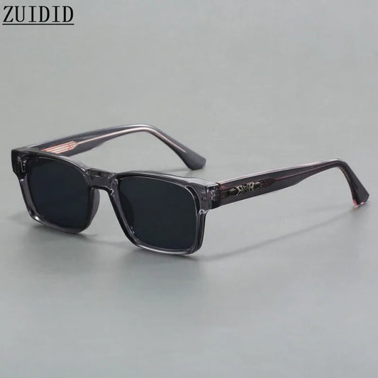Lunettes de soleil polarisées hommes vintage carrées — protection solaire, femmes, mode