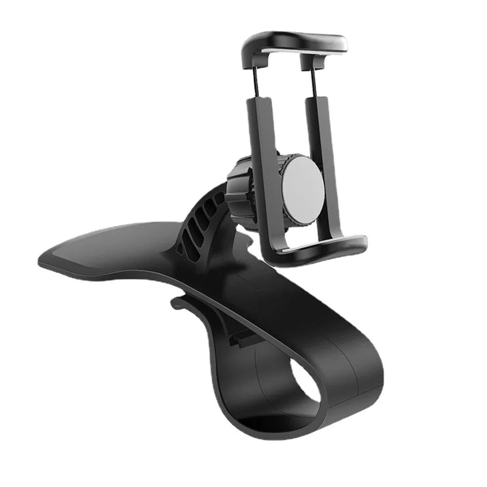 Universal Car Phone Holder, Clip Car Dashboard GPS Mount 360° Rotating In-Car Phone GPS Holder for iPhone Xiaomi