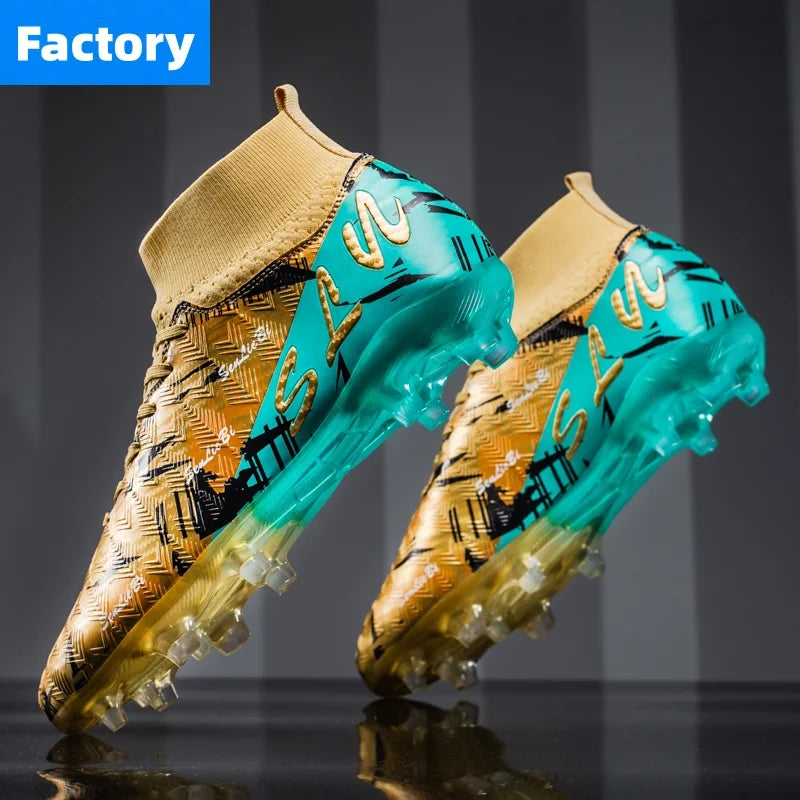 Chaussures de Football Homme Crampons AG Professionnels — Ultralégers & Imperméables