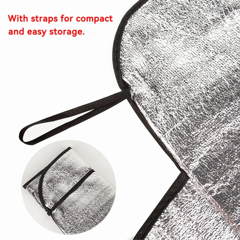Universal Car Windshield Snow Cover, Rain and Sun Protection for Most Cars and SUVs, 1 Automotive Windshield Shield
