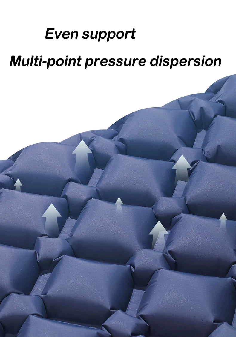 Tapis de couchage pliant pour Camping en plein Air, matelas gonflable de plage avec oreillers, tapis d'air ultraléger pour voyage et randonnée, nouveau