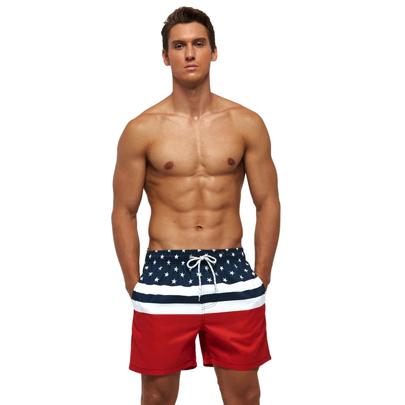 Datifer – short de plage à séchage rapide pour hommes, maillot de bain de marque, de Surf, d'athlétisme, de course et de gymnastique