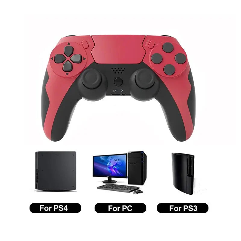 GAMINAlbanP48-Mando de juego inalámbrico con giroscopio de seis ejes, mando de juego para PS4, consola PS3, Win 7, 8, 10, vibración de PC Joystick