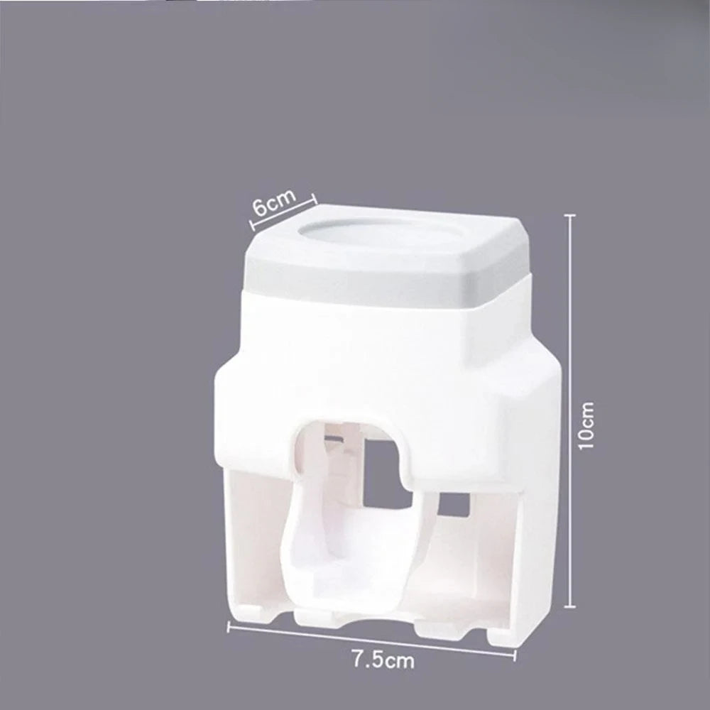 Wall-mounted automatic toothpaste dispenser, bathroom supplies, toothpaste squeezer, toothbrush holder