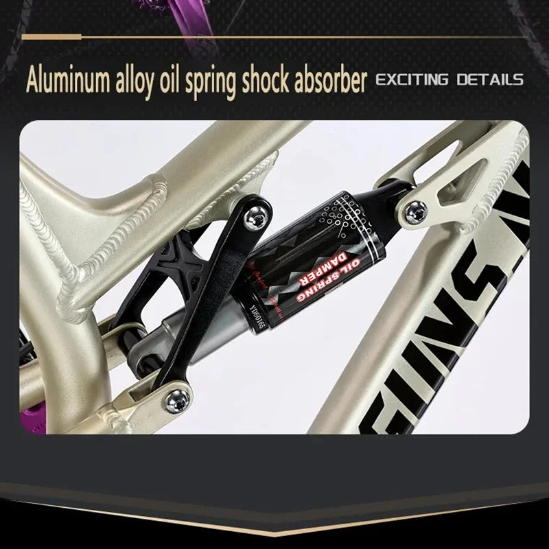 VTT Descente Suspension Souple 27,5 Pouces — 10 Vitesses Suspension Pneumatique Frein Huile
