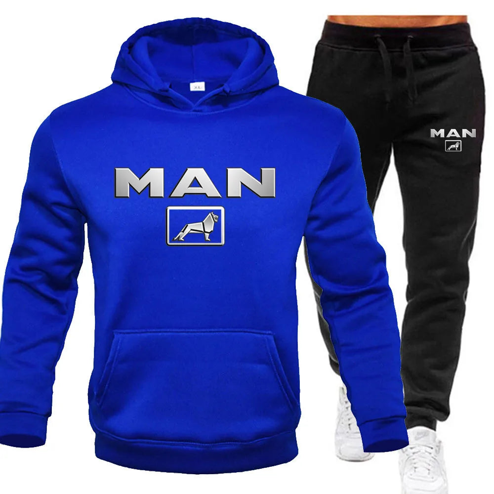 Men's hoodie and jogging pants, tracksuit, antibody, contractors, sportswear, Faremps, calf tint, 2024, 2-piece