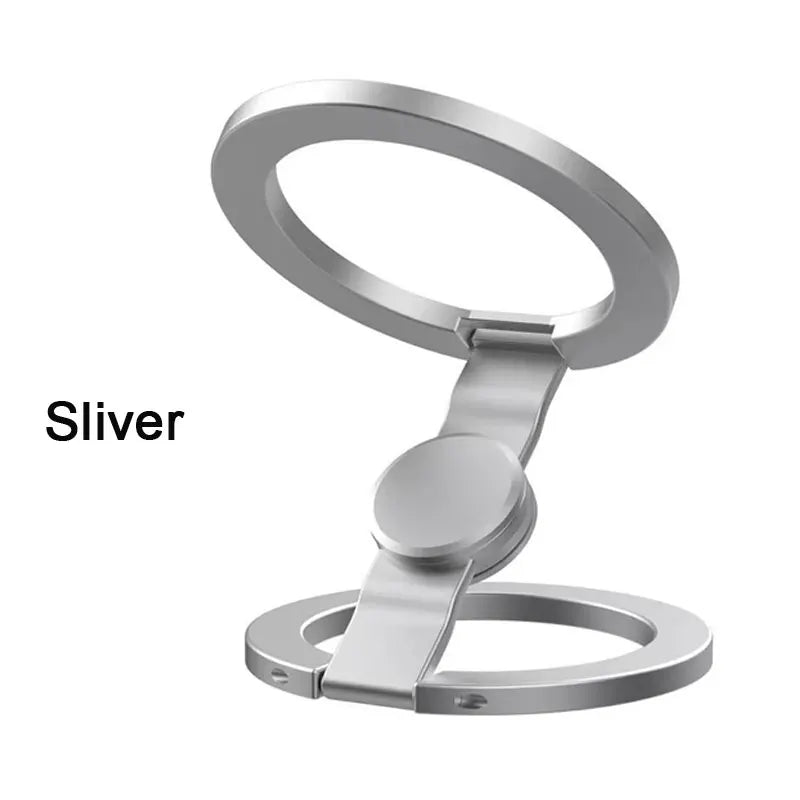 Soporte de anillo de teléfono magnético de doble cara MagSafe Soporte de teléfonos móviles plegable portátil Accesorios de teléfono Soporte de agarre