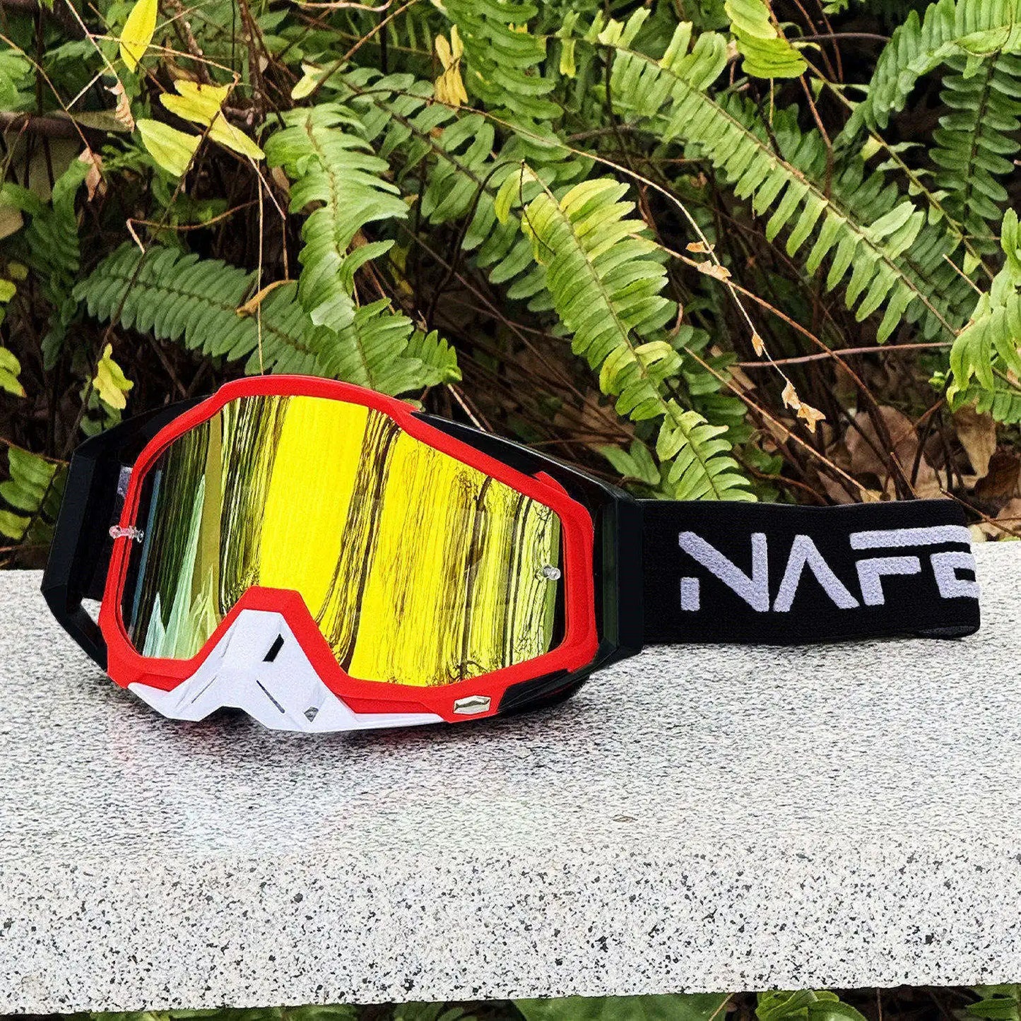 Lunettes de protection NAFEIB coupe-vent tout-terrain anti-poussière enveloppantes pour motocross, VTT, moto tout-terrain, exploration en extérieur, protection pour longs trajets