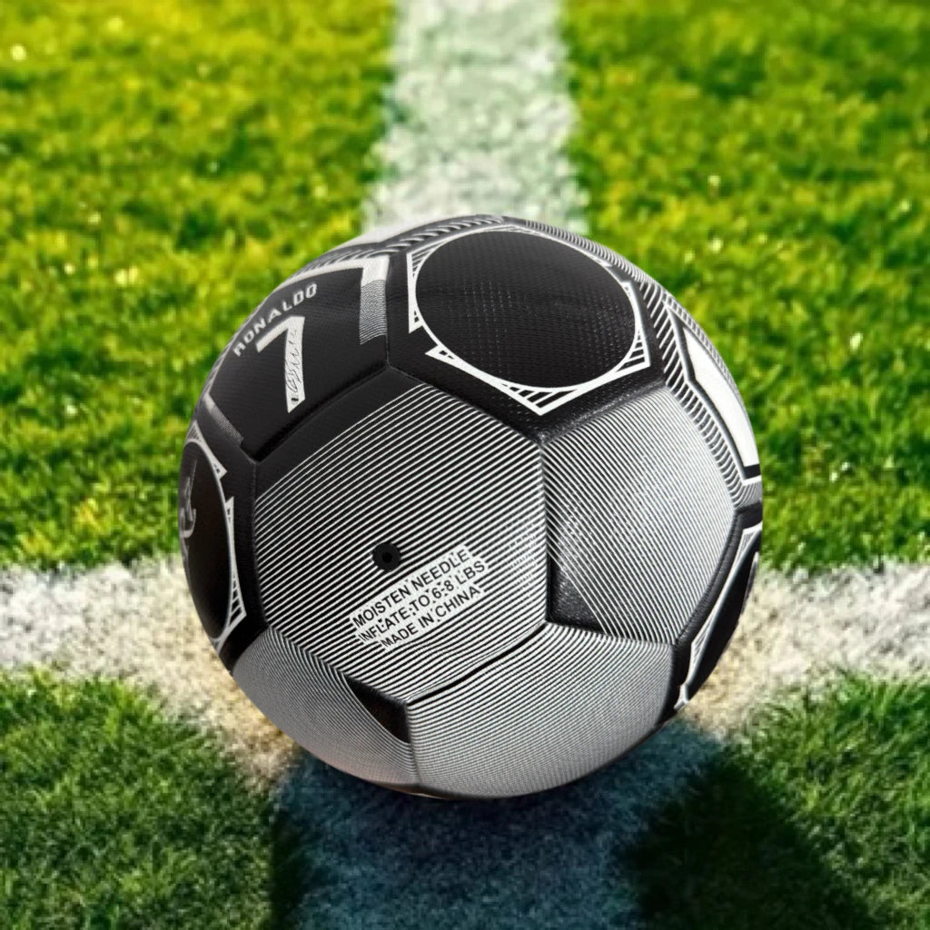 Ballon de Football Taille 5 PU Sans Couture — Match d’Équipe & Entraînement Extérieur