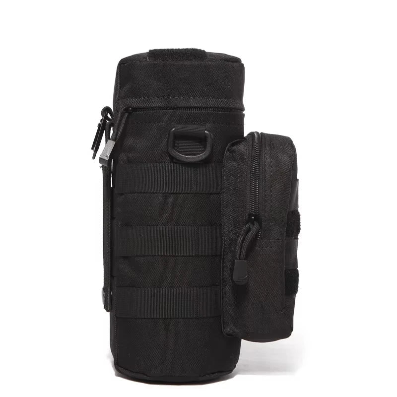 Tactique Molle bouteille d'eau sac support de pochette voyage en plein air Camping randonnée cyclisme pêche chasse bouteille d'eau bouilloire transporteur