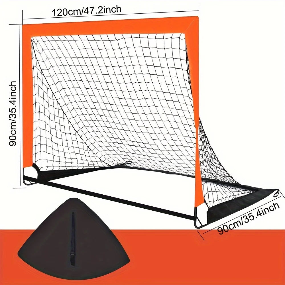 But de Football Pop-Up Portable Pliable Nylon — Entraînement Enfant, Jardin Intérieur & Extérieur