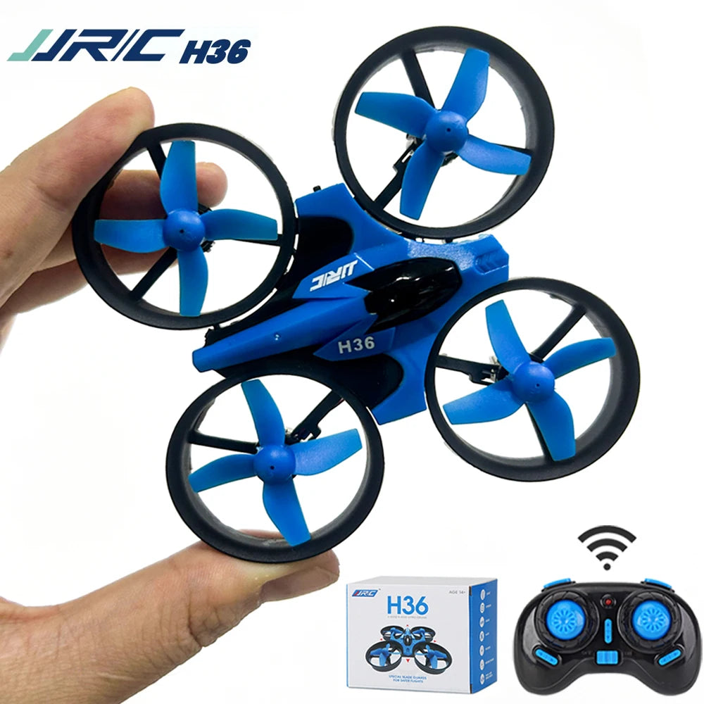 H36 Mini Drone de 6 ejes sin cabeza FPV Drones de bolsillo con control remoto Helicóptero avión RC Dron cuadricóptero Juguetes regalo de Navidad para niños