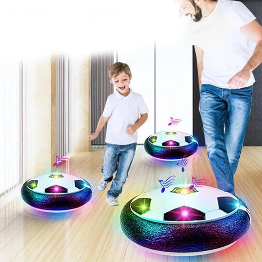 Hover ballon de Football jouets pour enfants Football flottant électrique avec lumière LED musique ballon de Football jeu de plein air jouets de Sport pour les enfants