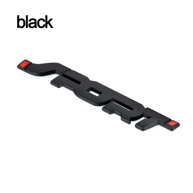1 pièces accessoires de voiture autocollant style métal 3D Chrome noir coffre de voiture course Sport mot lettre Logo emblème Badge autocollant